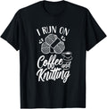 I Run On Coffee And Knitting Knitter Hobby Yarn Knit Yarn Supply | Top Rated | High CTR Title