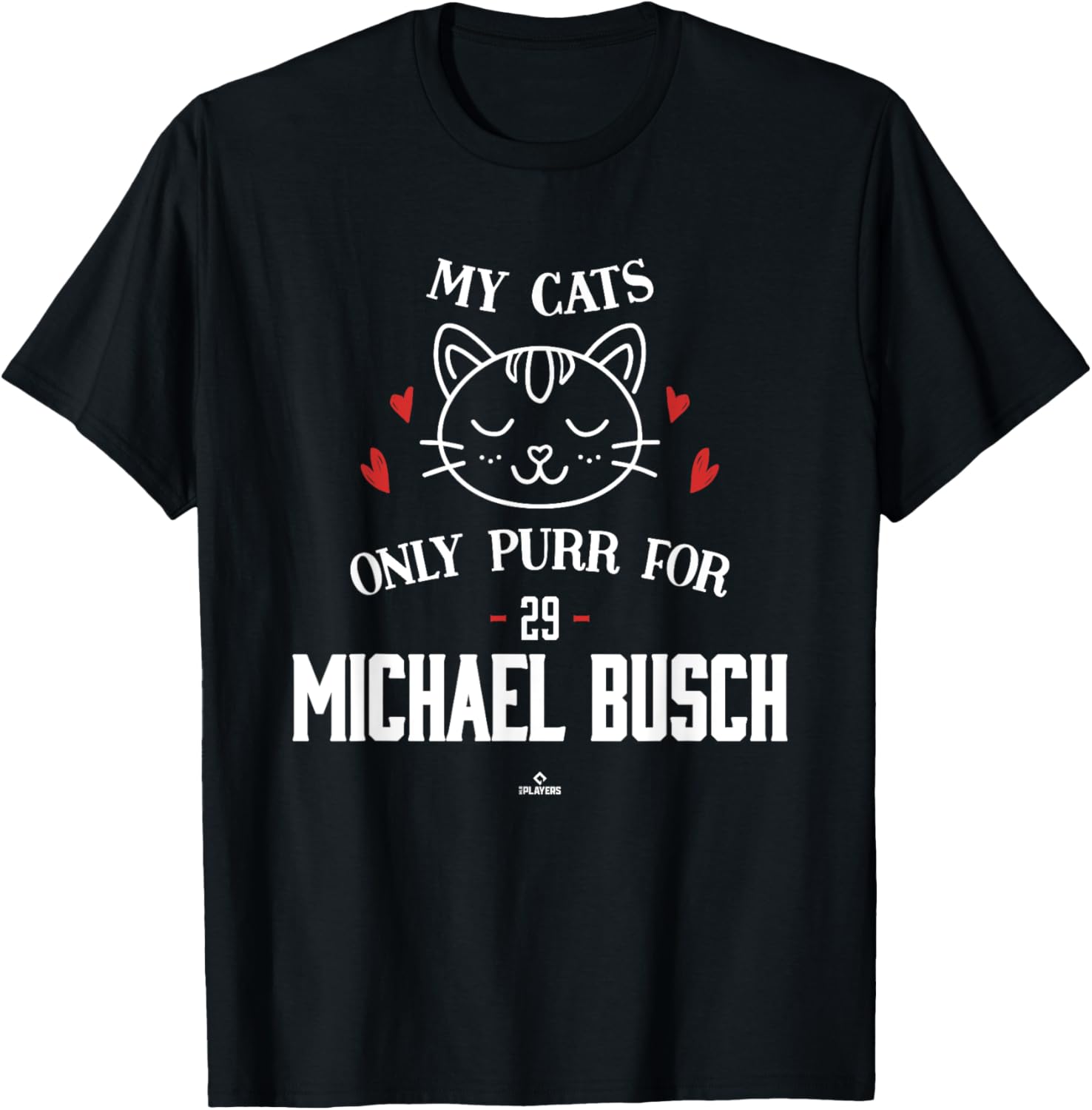 Cat Lovers for Michael Busch Chicago Baseball MLBPA Apparel | Viral Streetwear Style