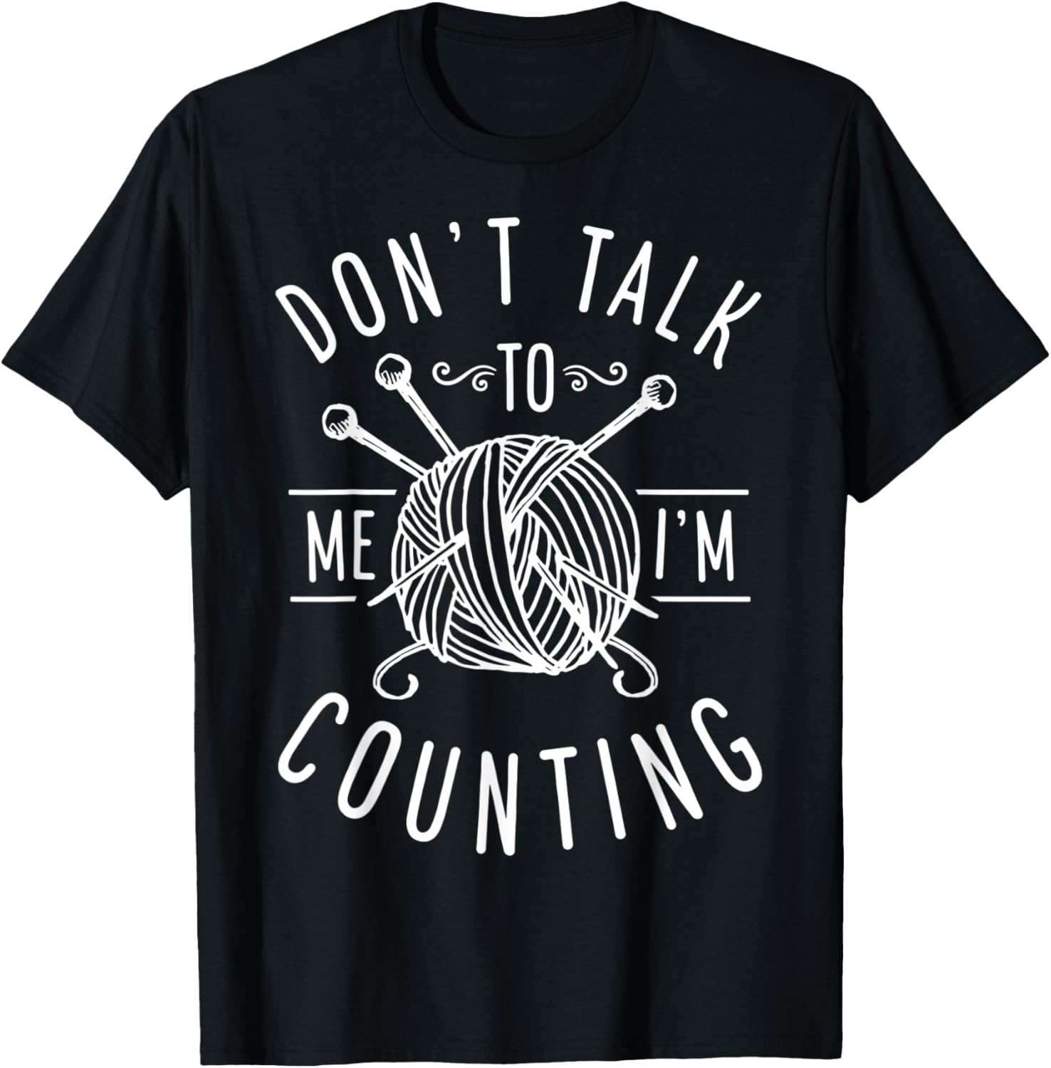 Don't Talk To Me I'm Counting Crochet Yarn Women Crocheter Yarn Supply | Viral US Pick | Customer Favorite