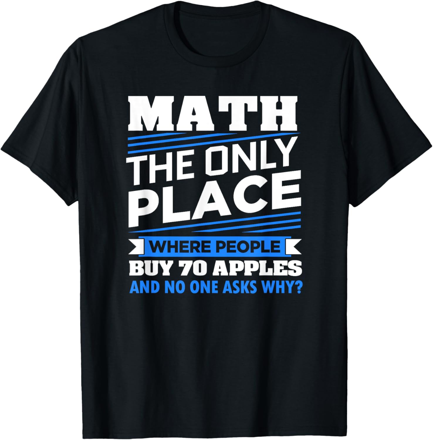 Math the only place where people but 70 Apples Apparel | High Search Volume | High CTR Boost