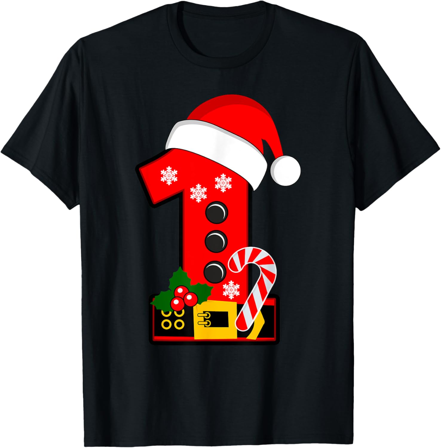 1 Year Old Christmas Santa 1st Birthday Kids Cute Tee Funny Apparel | US Viral Pick | Perfect Gift Choice