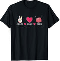Peace Love Crochet Funny Crocheting Yarn Yarn Supply | Trending 2025 | Customer Favorite