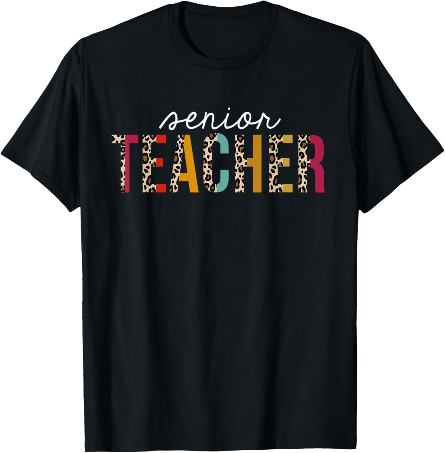 Senior Teacher Life Leopard Educator Appreciation Apparel Premium Print Hot Right Now