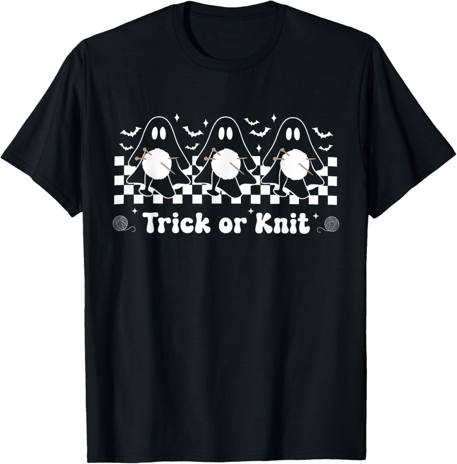 Trick Or Knit Ghost Knitting Halloween Spooky Yarn Knitter Yarn Supply | Viral US Pick | High CTR Title