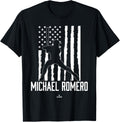 Distressed Flag Swing Michael Romero Prospect Baseball Fan Apparel | Everyday Casual Wear