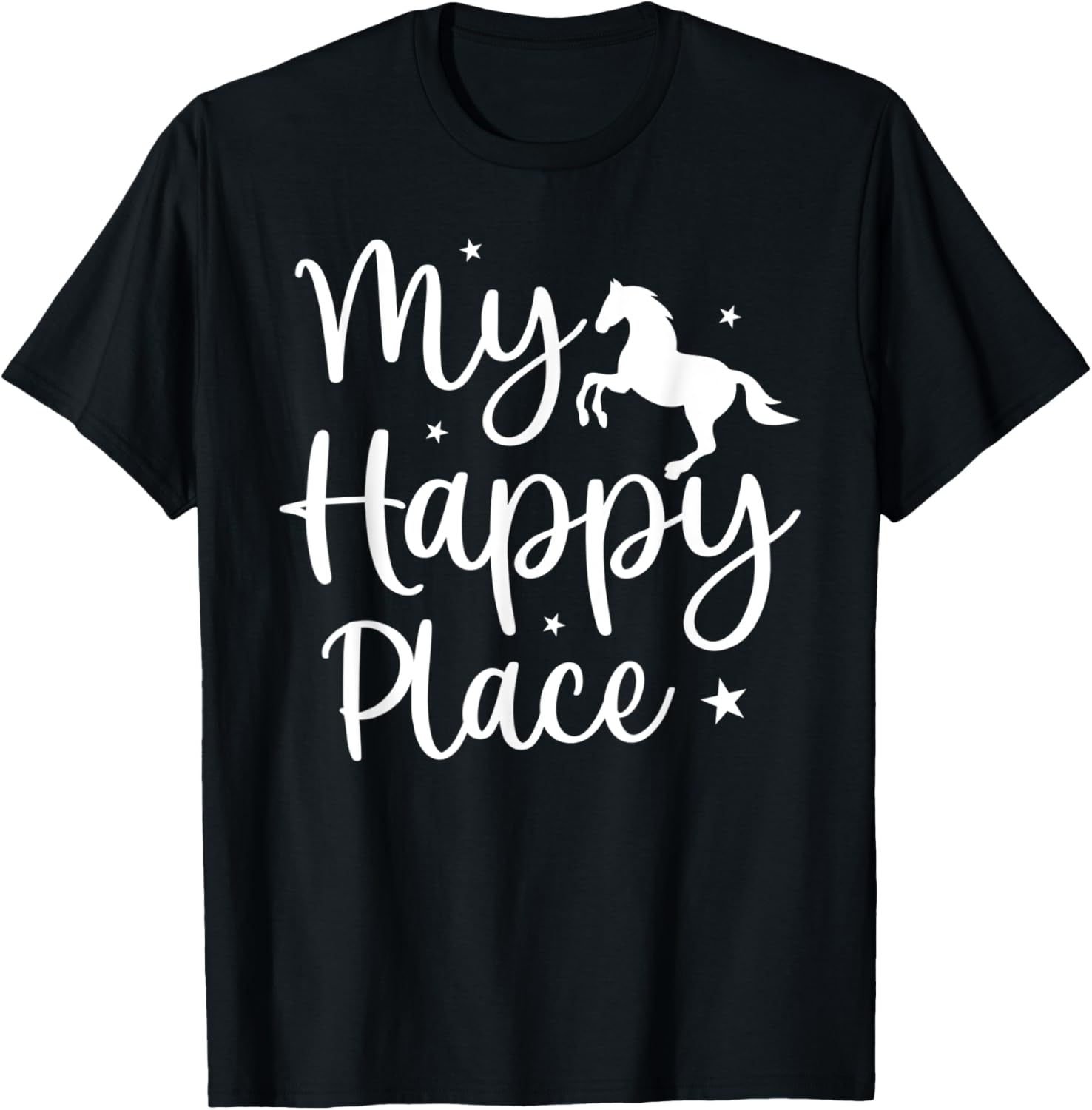 My Happy Place - Horse Riding Horseback Apparel | US Viral Pick | Daily Wear Essential