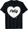 Distressed Heart Michael Feliz Prospect Baseball Fan Gear Apparel | Viral Streetwear Style
