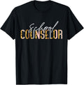 School Counselor Leopard Cheetah School Counselor Apparel High Search Demand Best Seller Look
