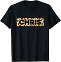 Funny Chris Leopard Print Personalized Name Chris Apparel Comfort Fit Fan Favorite
