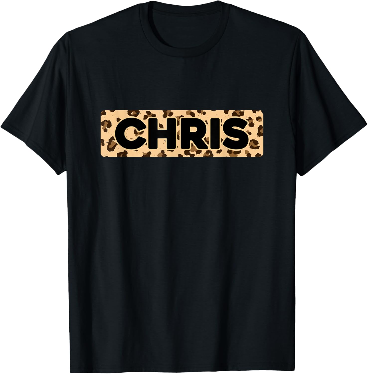 Funny Chris Leopard Print Personalized Name Chris Apparel Comfort Fit Fan Favorite