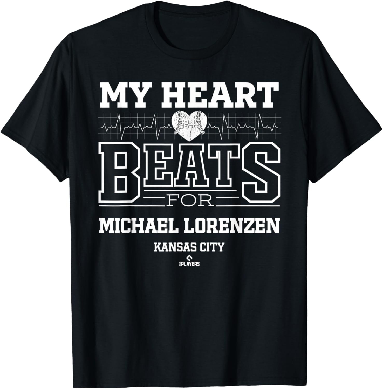 My Heart Beats for Michael Lorenzen Kansas City Baseball Apparel | Viral Streetwear Style