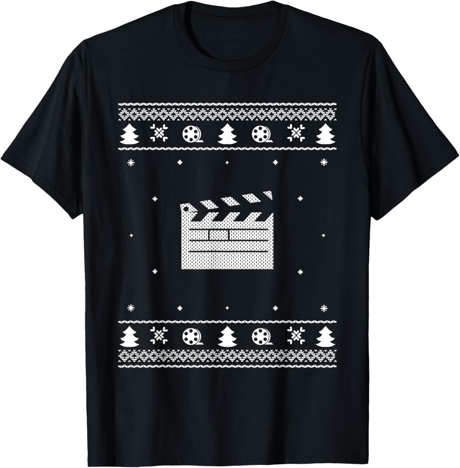 Clapperboard Ugly Christmas Sweater Filmmaker T Shirt Gift Sweater | Best Seller Pick | Aesthetic Fit