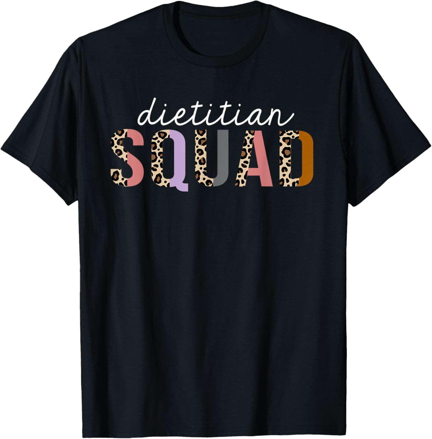 Dietitian Squad Leopard Print Funny Appreciation Apparel High Search Demand US Top Pick