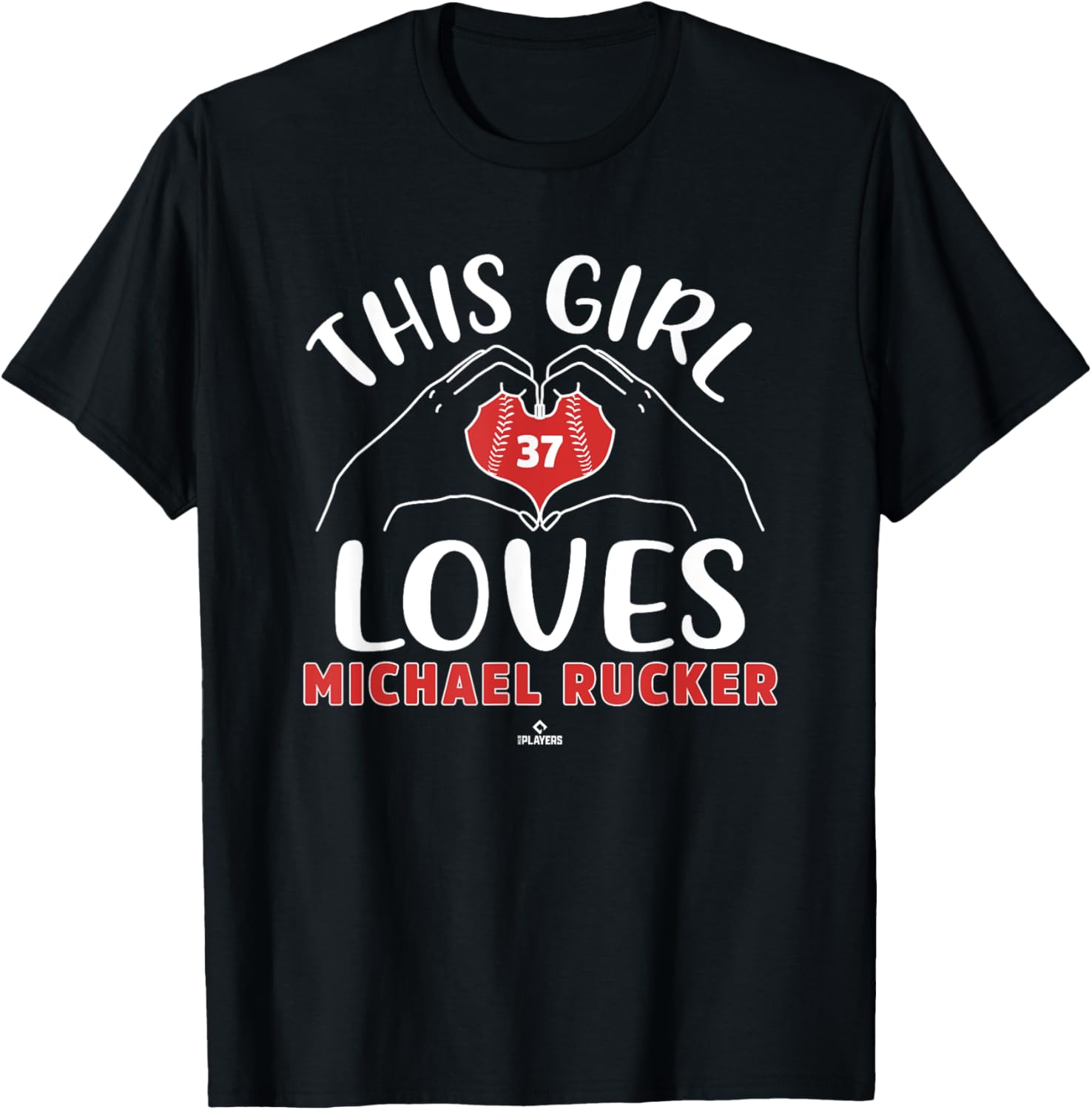 This Girl Loves Michael Rucker Chicago MLBPA Apparel | Everyday Casual Wear