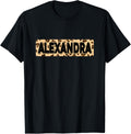 Funny Alexandra Leopard Print Personalized Name Alexandra Apparel Comfort Fit Fan Favorite