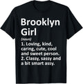 BROOKLYN GIRL NY NEW YORK Funny City Home Roots Gift Apparel | Premium Quality | Top Rated Comfort