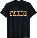 Funny Aubrey Leopard Print Personalized Name Aubrey Apparel Trending US Hot Right Now