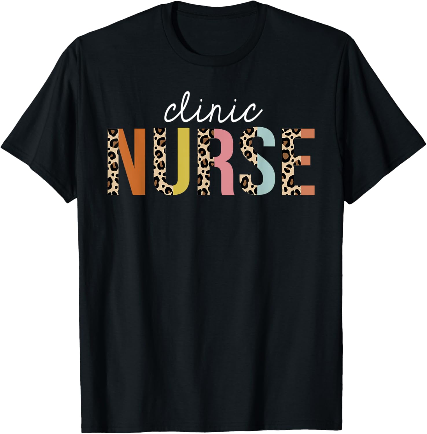 Clinic Nurse Leopard Print Registered RN Nursing Life Apparel High Search Demand US Top Pick