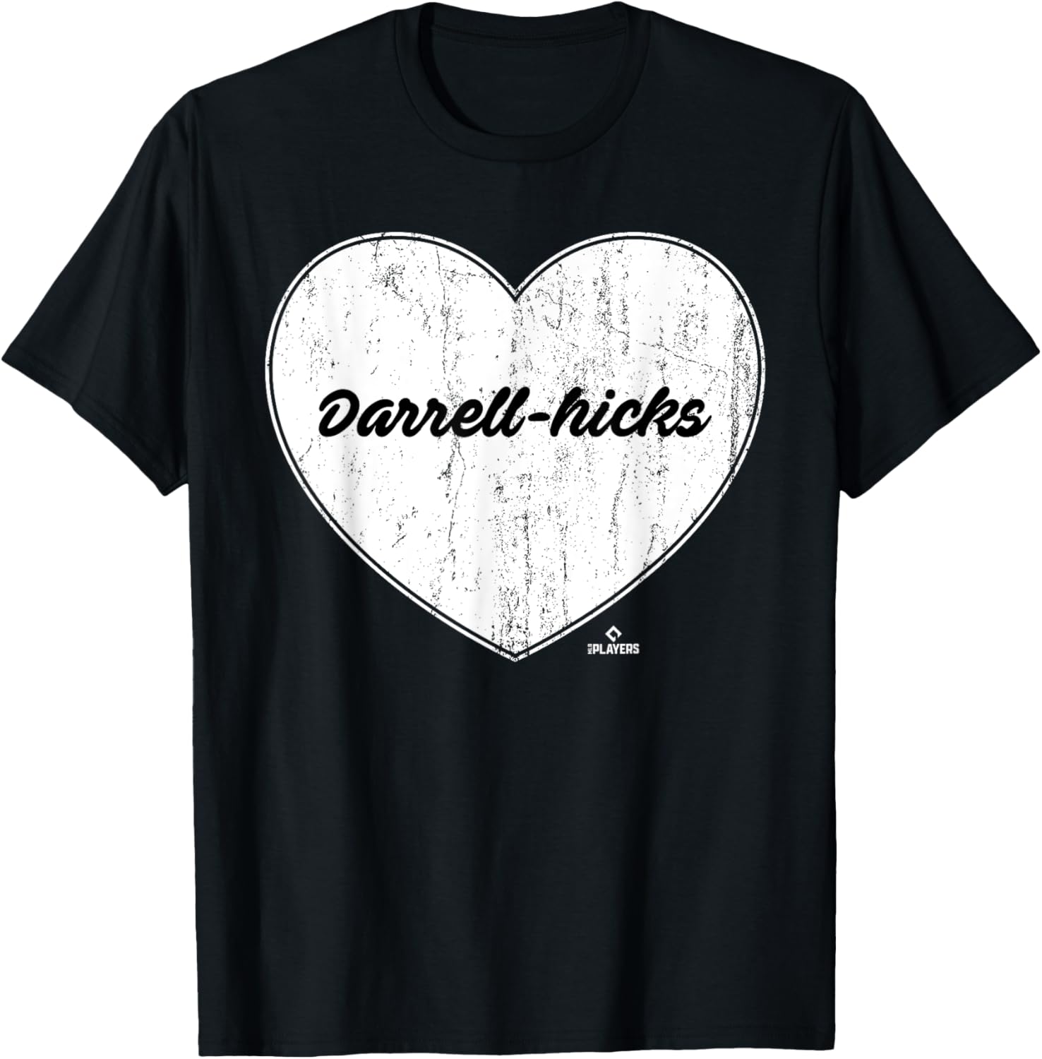 Distressed Heart Michael Darrell-Hicks Prospect Baseball Fan Apparel | Premium Quality