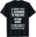 If at first you don't succeed Funny Pattern Maker Apparel | Best Seller Pick | Comfort Daily Wear