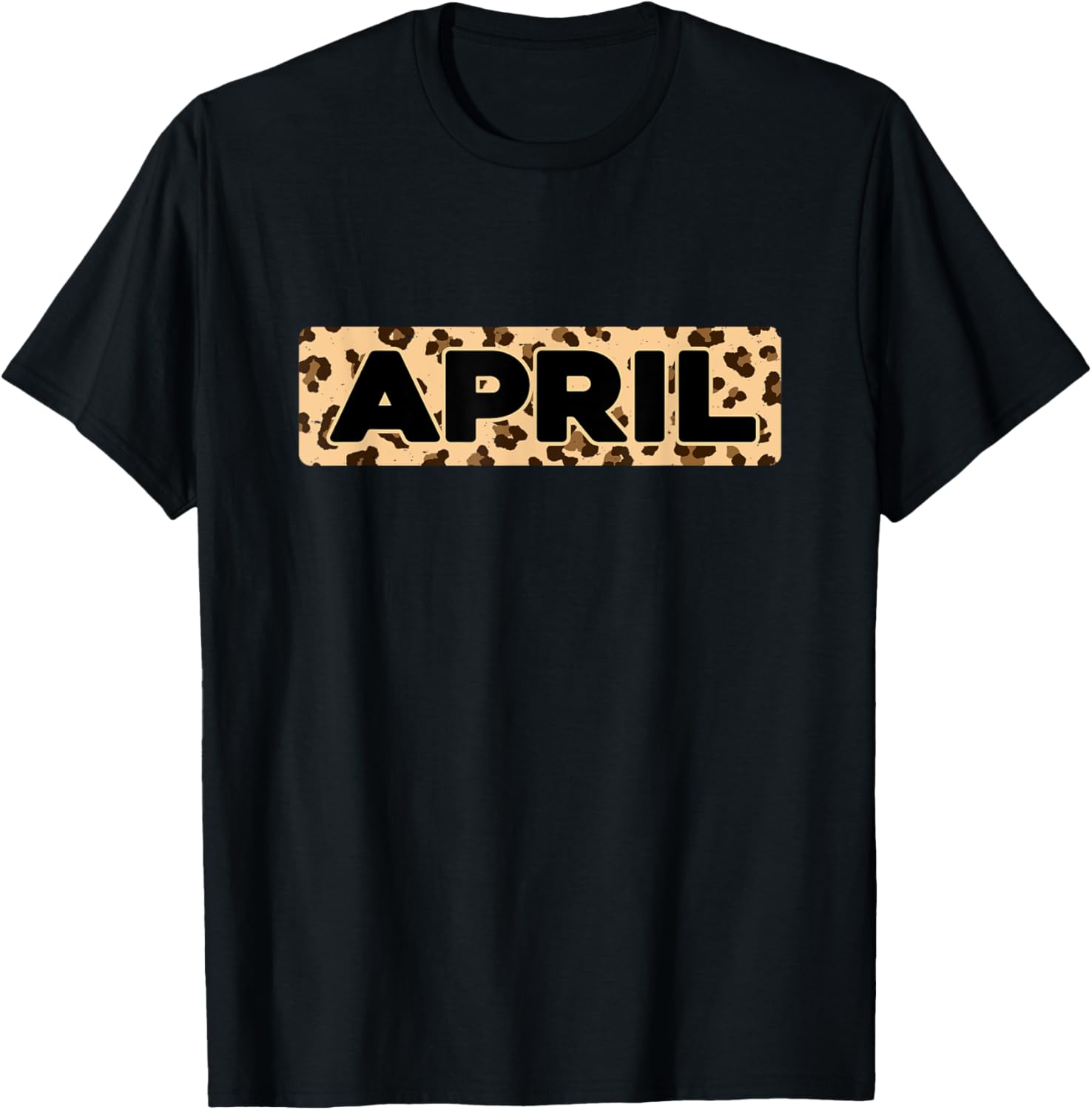 Funny April Leopard Print Personalized Name April Apparel High Search Demand US Top Pick