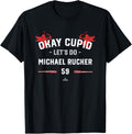 Cupid Let's Do Michael Rucker Funny Valentines Baseball Apparel | Viral Streetwear Style