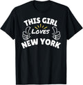 Fun Graphic-This Girl Loves New York Apparel | Premium Quality | Daily Wear Essential