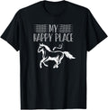 My Happy Place Horse Riding Equestrian Apparel | Google Shopping Optimized | Perfect Gift Choice