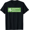 Gardening Shirt - Plant Image Gardening Is My Happy Place T-Shirt | Premium Quality | Aesthetic Casual Look