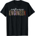 Software engineer Leopard Print Funny Appreciation Apparel Streetwear Style Everyday Wear