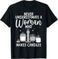 Funny Candle Making Design For Women Girls Lady Candle Maker Apparel | High Search Volume | Comfort Daily Wear