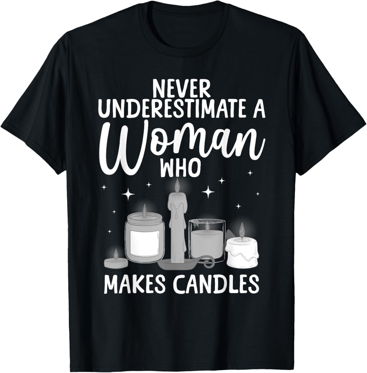 Funny Candle Making Design For Women Girls Lady Candle Maker Apparel | High Search Volume | Comfort Daily Wear