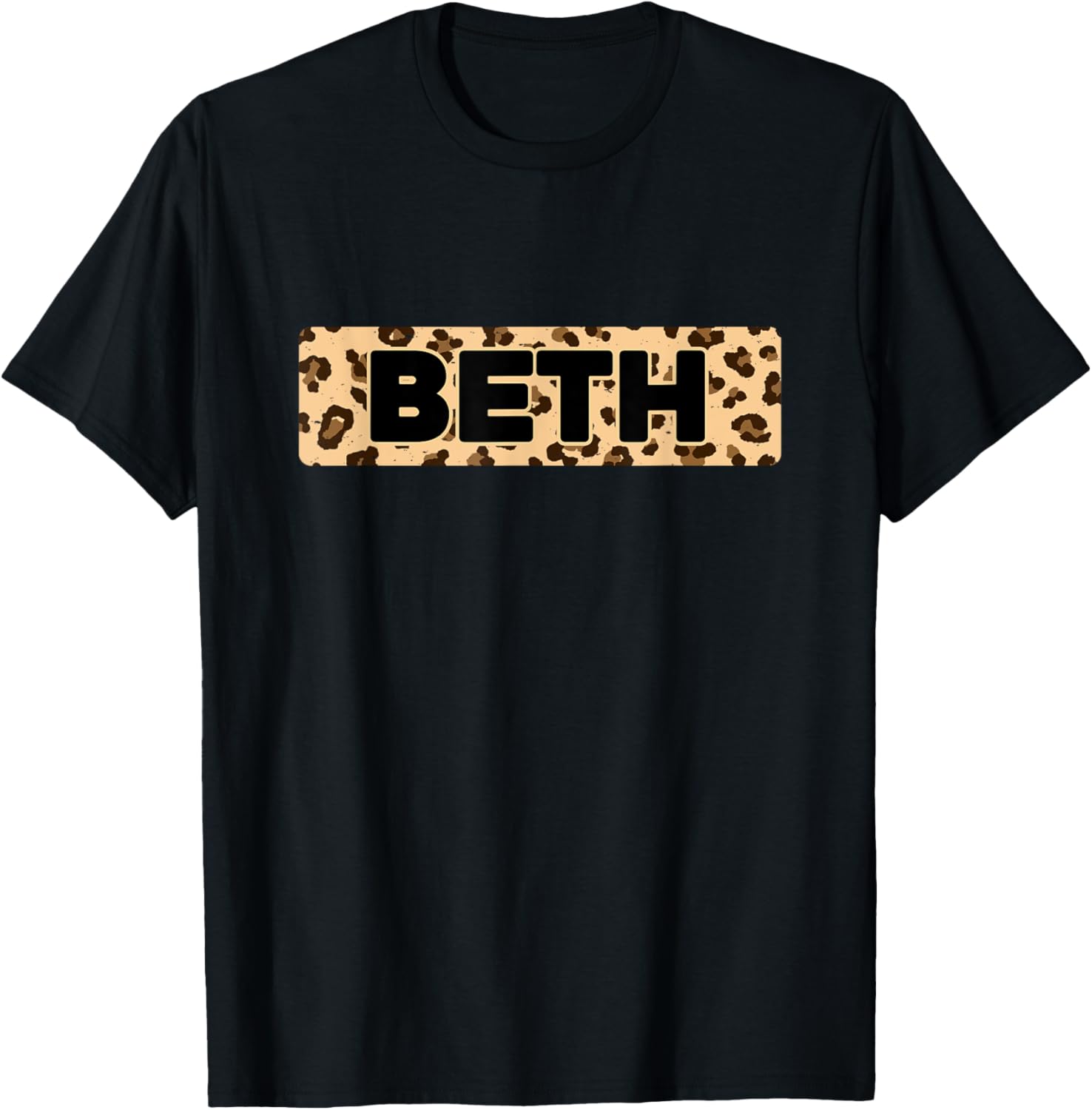 Funny Beth Leopard Print Personalized Name Beth Apparel High Search Demand Gift Ready