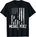 Distressed Flag Swing Michael Perez Prospect Baseball Fan Apparel | US Best Seller