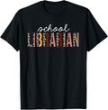 School Librarian Leopard Print Funny Appreciation Apparel Comfort Fit Fan Favorite