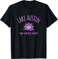 Lake Austin TX My Happy Place Boating Fishing Camping Funny Apparel | Top Conversion Title | Daily Wear Essential