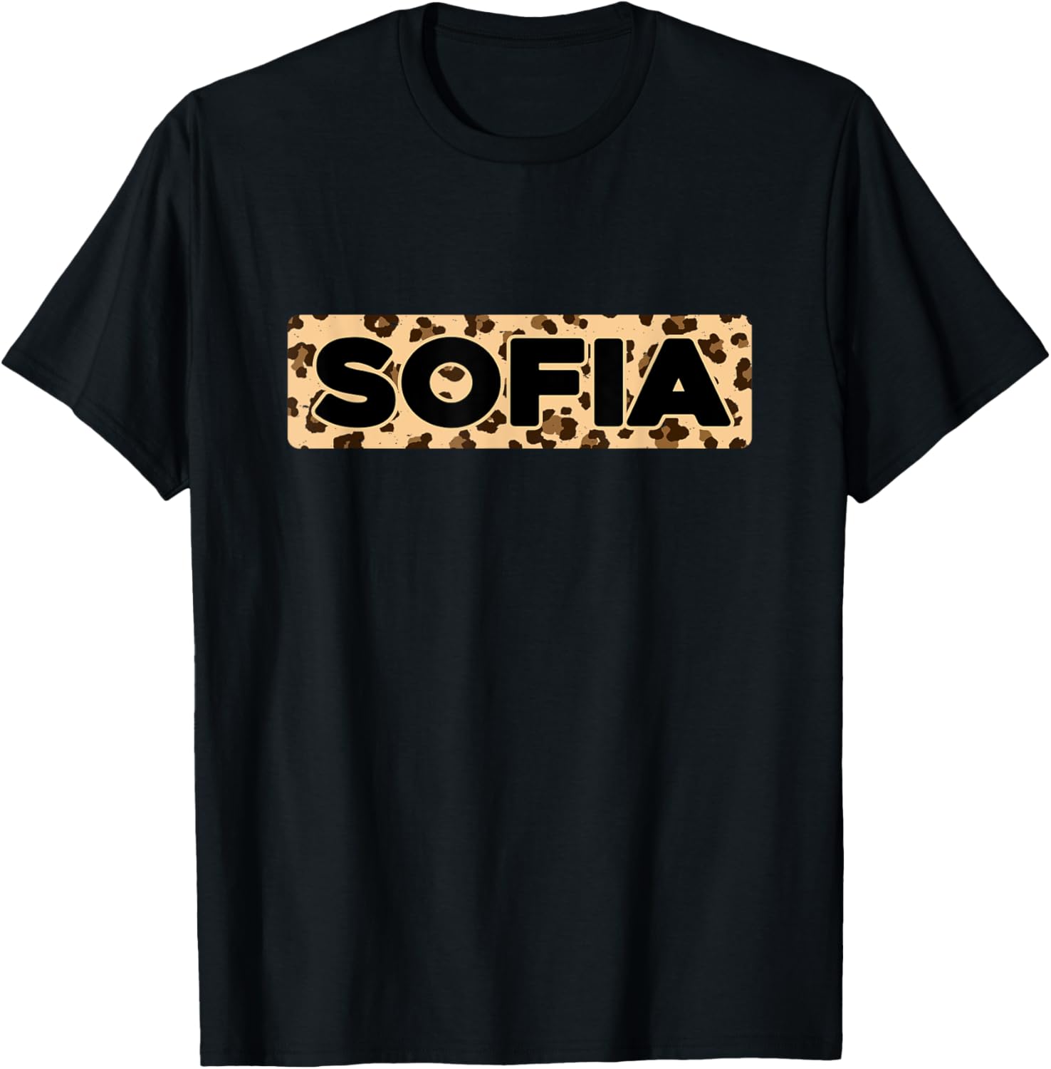 Funny Sofia Leopard Print Personalized Name Sofia Apparel Comfort Fit Gift Ready