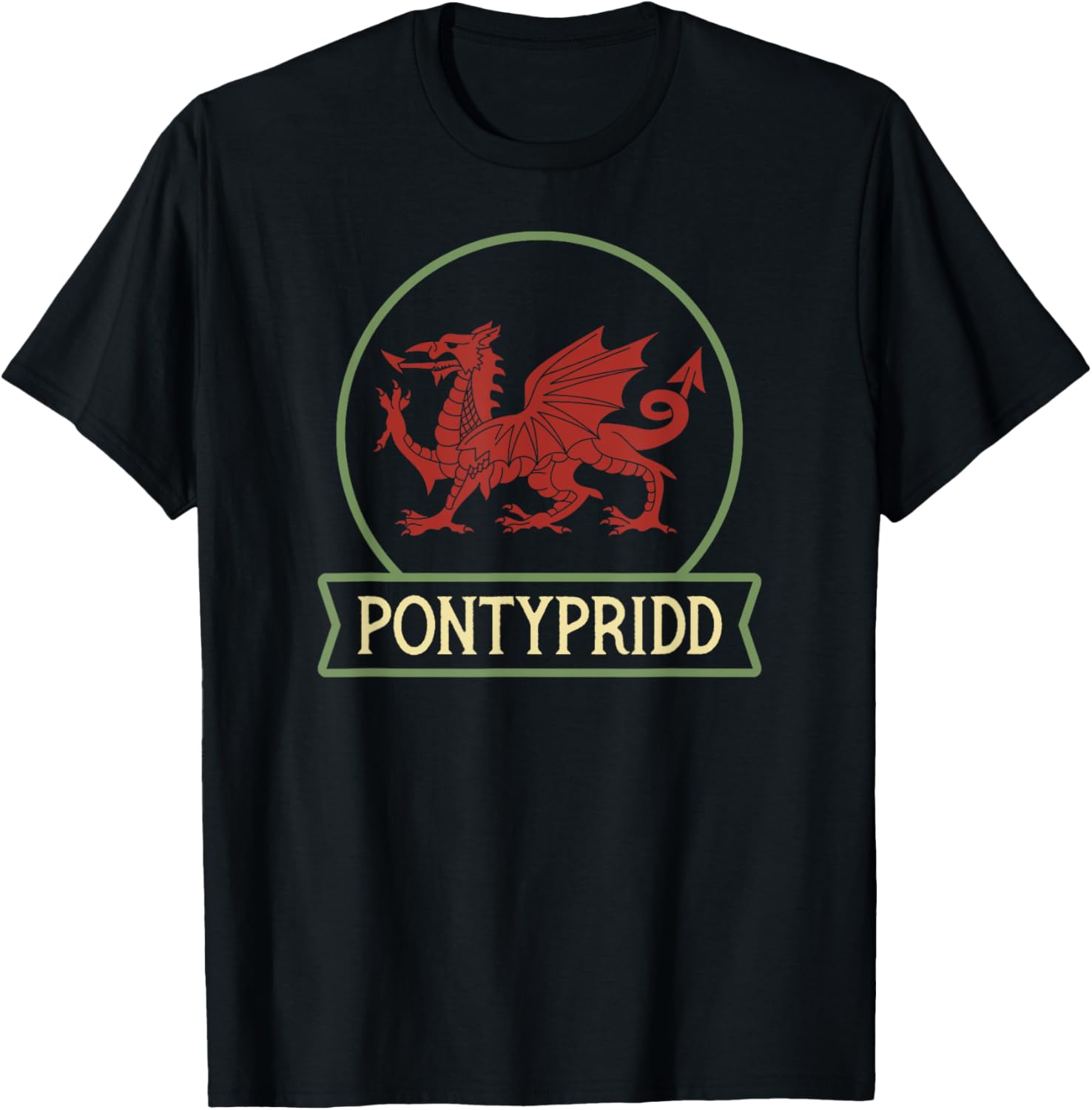 Pontypridd - Welsh places - Wales - Cymru - Welsh dragon Apparel | Trending 2025 | Perfect Gift Choice