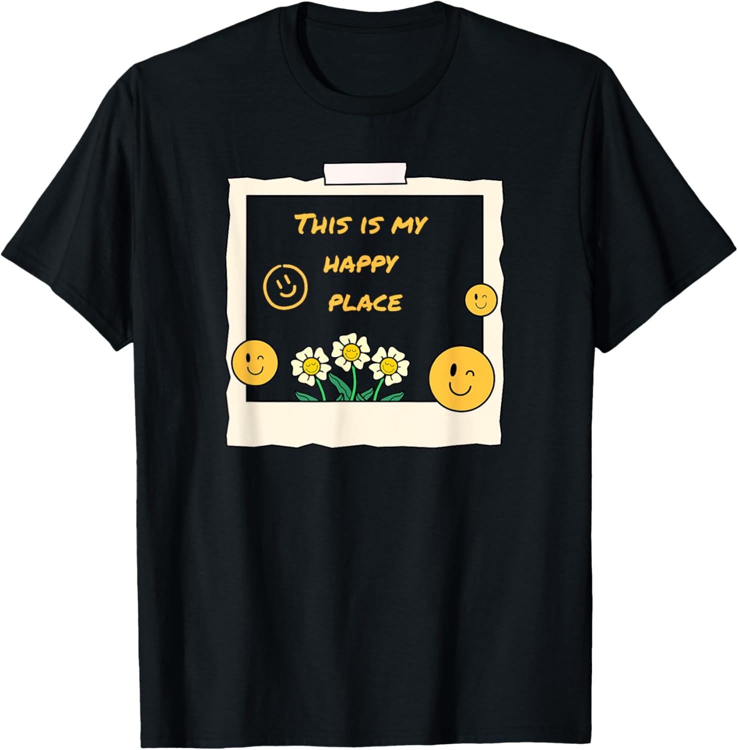 Motivational Inspirational Fun Retro This is My Happy Place Apparel | High Search Volume | High CTR Boost