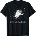 Otter Space Funny Astronaut Shirt Cute Pun tShirt kids women T-Shirt | US Viral Pick | High CTR Boost