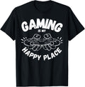 Gaming Is My Happy Place Video Game Apparel | US Viral Pick | Perfect Gift Choice