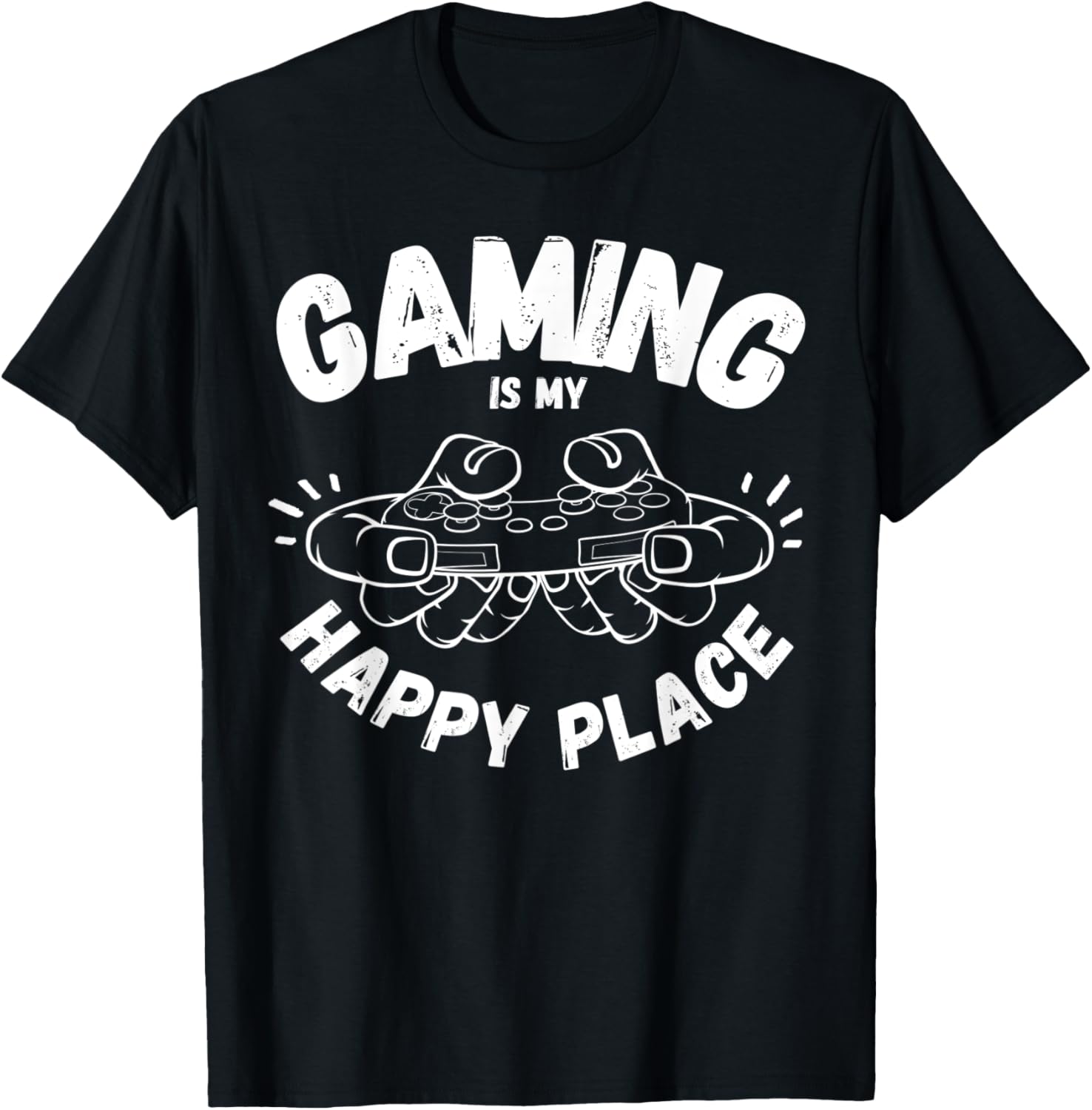 Gaming Is My Happy Place Video Game Apparel | US Viral Pick | Perfect Gift Choice