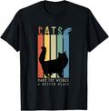 Cats Make the World a Better Place Apparel | Bestseller Style | Daily Wear Essential