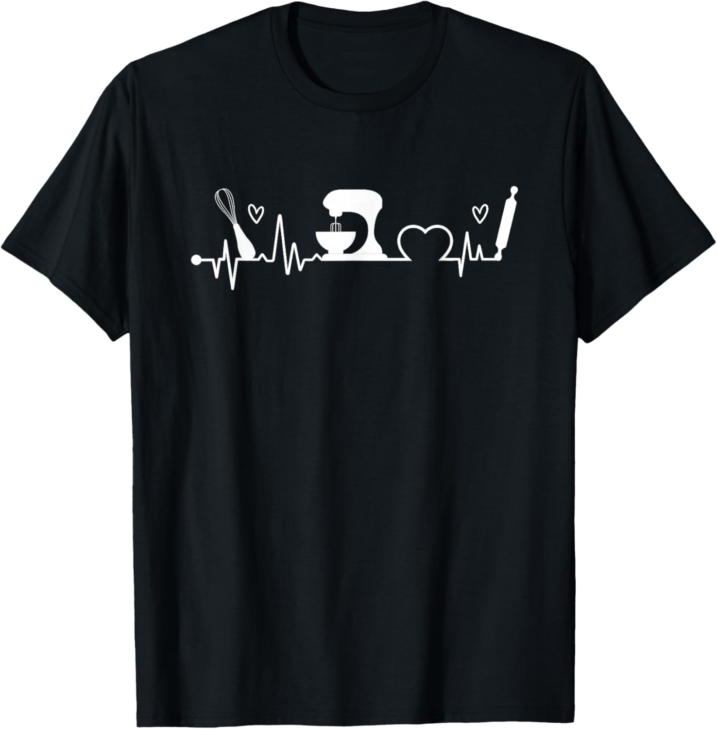 Baking Heartbeat Baker Bakery Owner Pastry Chef Apparel | Best Seller Pick | Must-Have Style