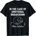 In The Case Of Emotional Breakdown Place Cat Here Funny Men Women Kids Apparel | Top Conversion Title | High CTR Boost