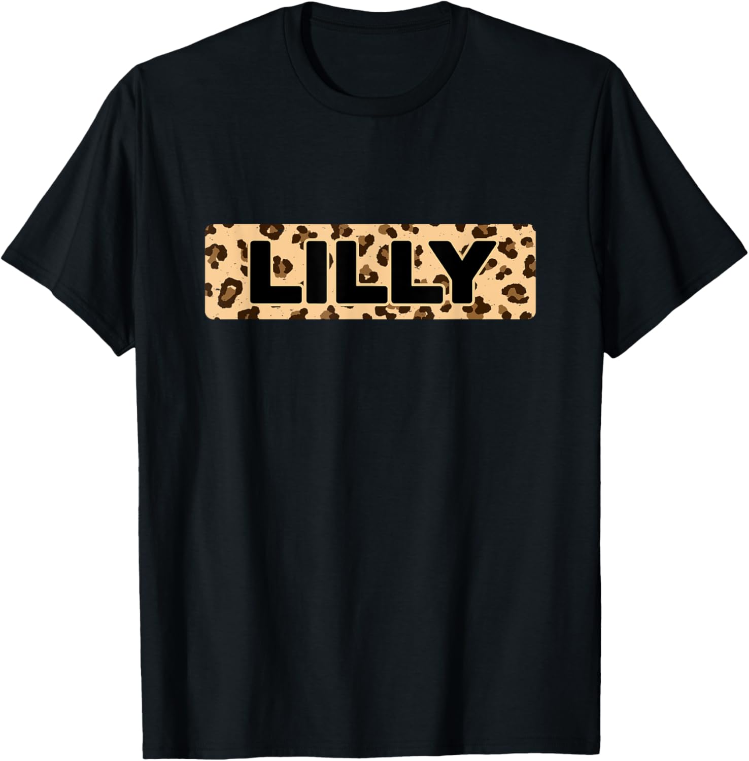 Funny Lilly Leopard Print Personalized Name Lilly Apparel Comfort Fit Everyday Wear
