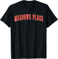 Meadows Place Texas TX College Style Red Text Meadows Place Apparel | Trending 2025 | High CTR Boost
