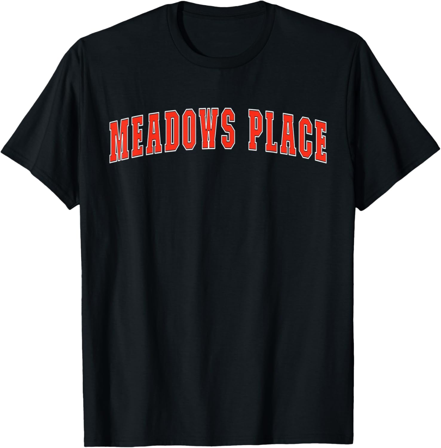 Meadows Place Texas TX College Style Red Text Meadows Place Apparel | Trending 2025 | High CTR Boost