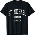 St. Michael Alaska AK JS04 Vintage Athletic Sports Apparel | Trending 2025
