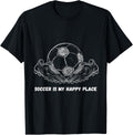Soccer Is My Happy Place Apparel | Premium Quality | Top Rated Comfort